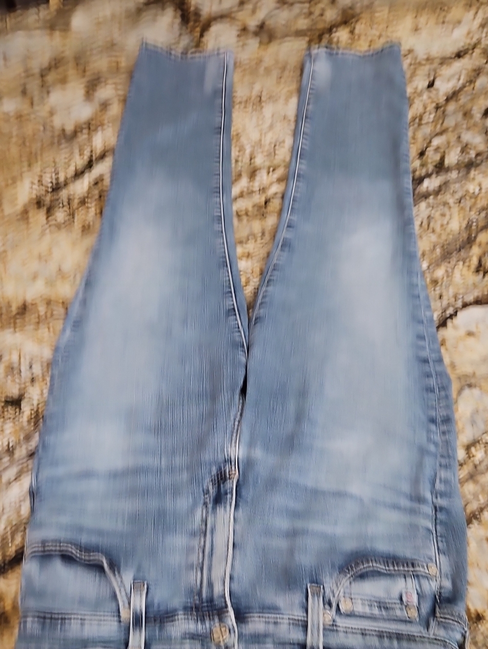 AG Adriano Goldschmied Light Blue Bootcut Jeans. Size 30R Inseam 29" Rise 11"
